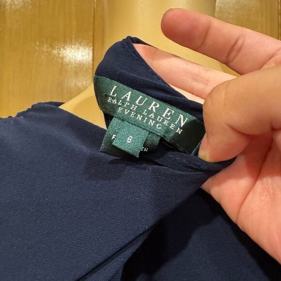 Lauren Ralph Lauren Navy Maxi Dress - Picture 8 of 9